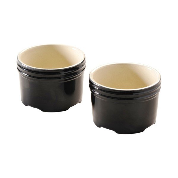 Divu melnu cepamo trauku komplekts Mason Cash Perfect, ⌀ 10 cm