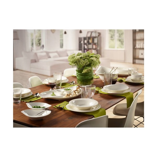 Balts porcelāna dziļais šķīvis Villeroy & Boch New Cottage, ⌀ 23 cm-image-3