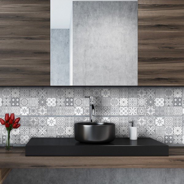 6 sienu uzlīmju komplekts Ambiance Stickers Friezes Tiles Lia, 5 x 30 cm-image-1