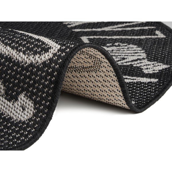 Melns paklājs bērniem Ragami Letters, ø 120 cm-image-2