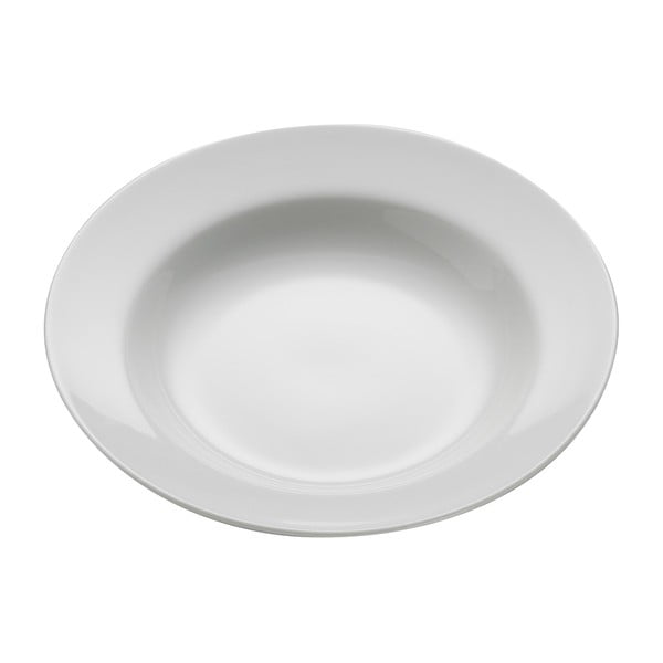 Balts porcelāna zupas šķīvis Maxwell & Williams Basic Bistro, ø 22,5 cm