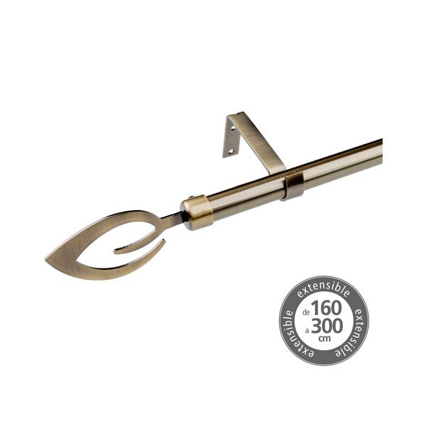 Metāla pagarināma aizkaru stanga 160–300 cm – Casa Selección-image-1