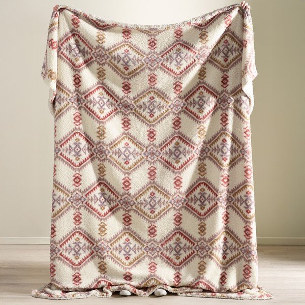 Dabīga toņa pleds 240x200 cm Navajo Fleece – Catherine Lansfield-image-1