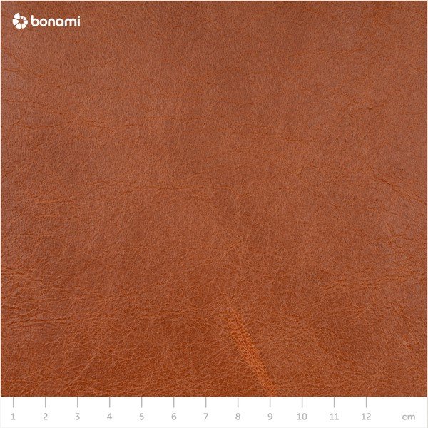 Konjaka brūns kāju soliņš no ādas MESONICA Musso-image-4