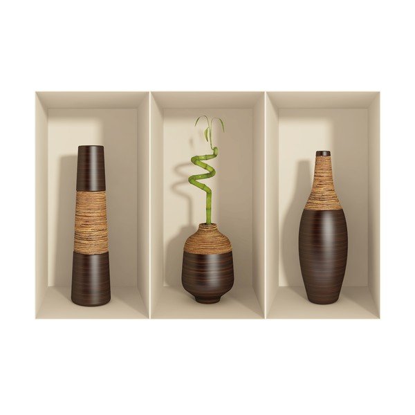 3 uzlīmju komplekts ar 3D efektu Ambiance Bamboo-image-1
