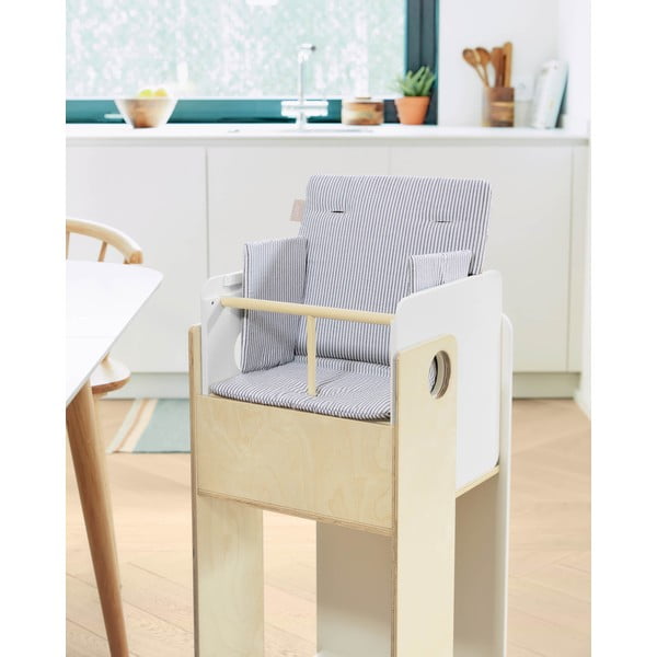 Zils bērnu pusdienu krēsliņa spilvens Nuun – Kave Home-image-1