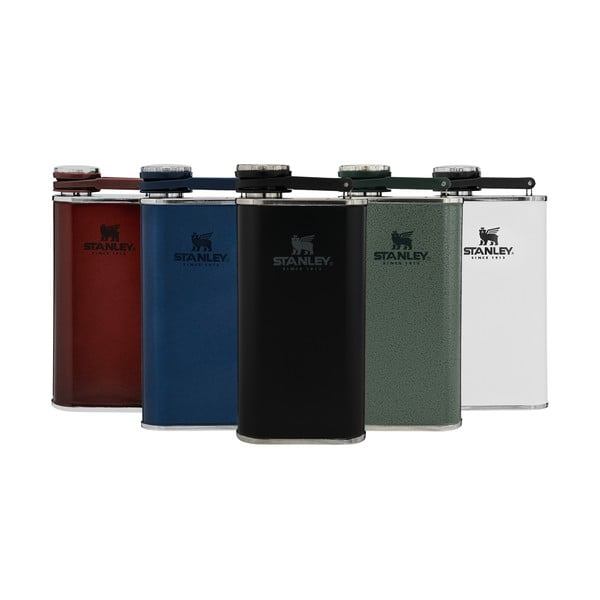 Melna nerūsējošā tērauda blašķe 230 ml Easy-Fill Wide Mouth Flask Black – Stanley-image-2