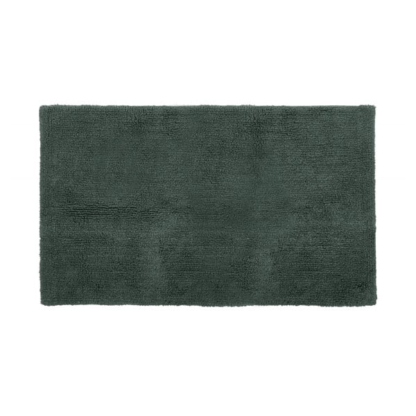 Tumši zaļš vannas istabas paklājs 100x60 cm Riva – Tiseco Home Studio
