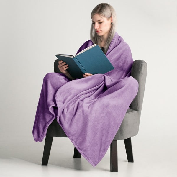 Violeta mikrošķiedras sega DecoKing Mic, 160 x 210 cm-image-1