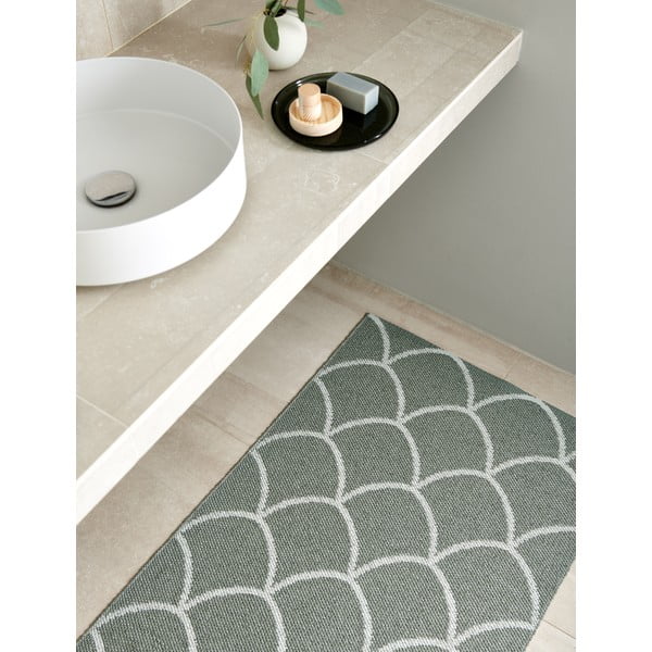 Zaļš iekštelpu un āra paklājs 70x50 cm Kotte Army Sage – Pappelina-image-1