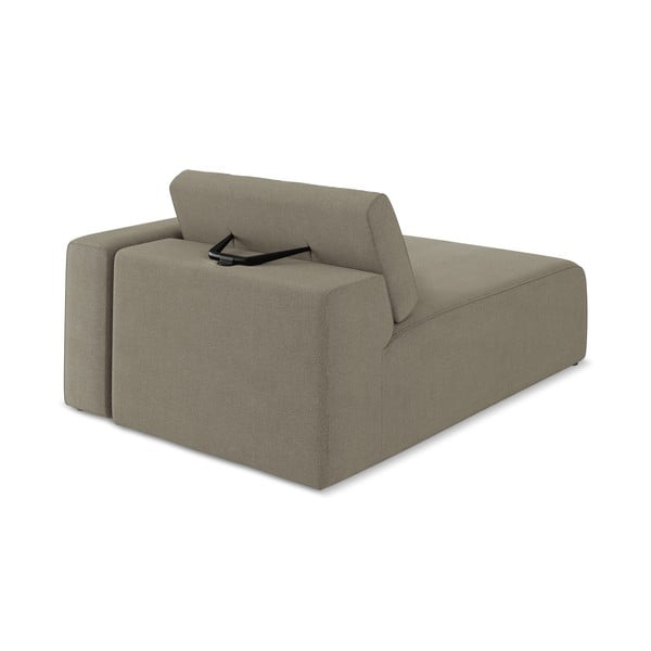 Gaiši brūna modulārā dīvāna daļa (ar labo stūri) Kalea – Makamii-image-3