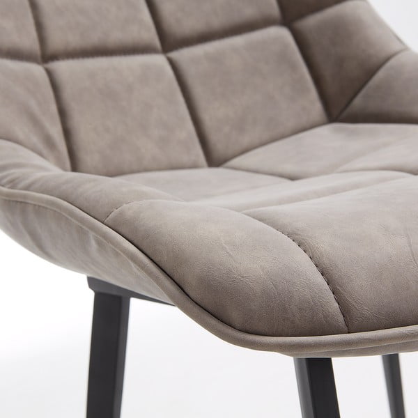 Brūni pelēks ēdamistabas krēsls Kave Home Adah-image-4