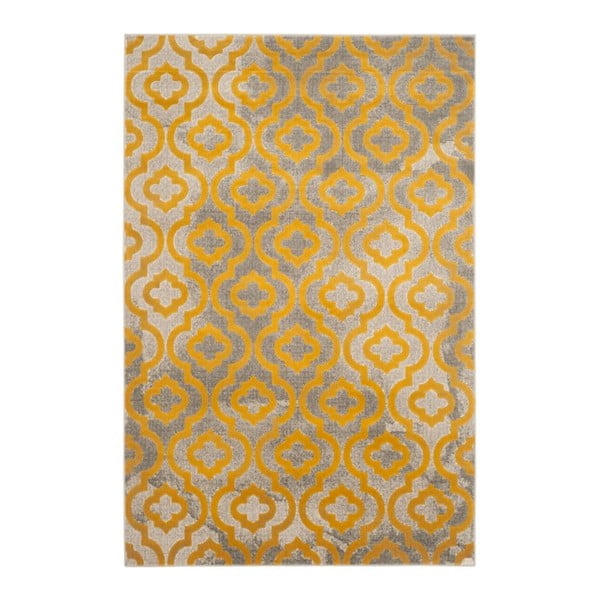 Dzeltens paklājs Webtappeti Evergreen, 184 x 275 cm