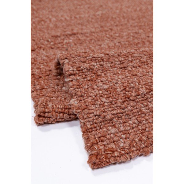 Terakotas oranžs ar rokām darināts paklājs 120x170 cm Finley – Flair Rugs-image-4