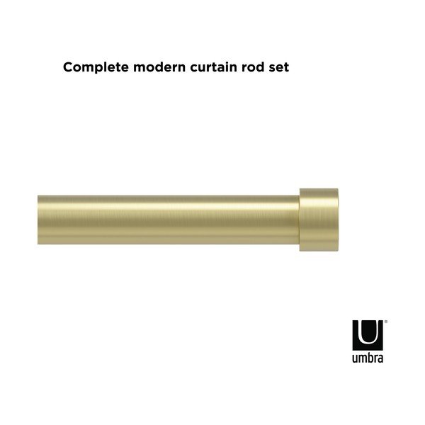 Tērauda regulējama aizkaru stanga 168–305 cm Cappa – Umbra-image-4