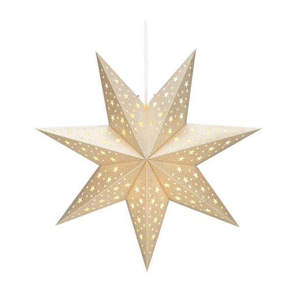 Zelta krāsas gaismas dekors ar Ziemassvētku motīvu ø 45 cm Solvalla – Markslöjd