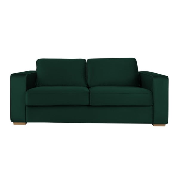 Pudeļu zaļš trīsvietīgs dīvāns Cosmopolitan dizains Čikāga