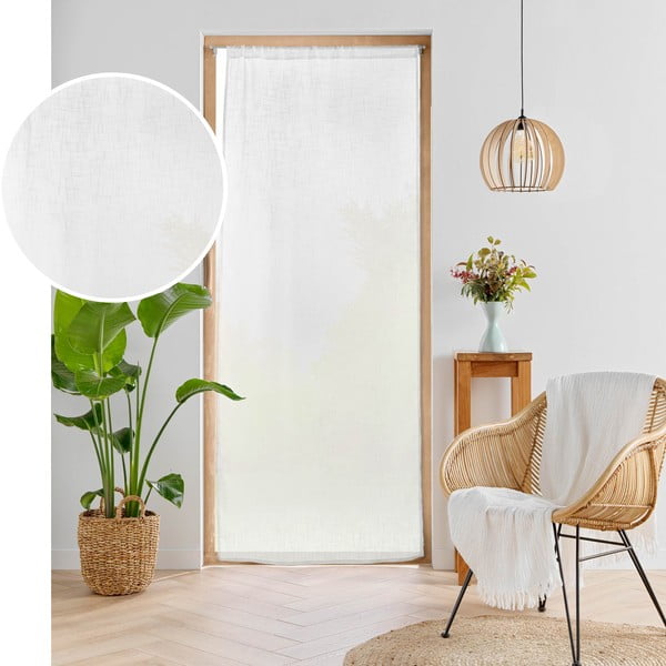Balts aizkars durvīm 90x200 cm Haltona – douceur d'intérieur-image-4