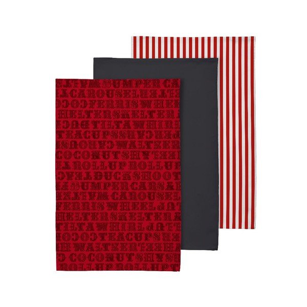 Kokvilnas trauku dvieļi (3 gab.) 40x60 cm Carnival – Premier Housewares-image-2