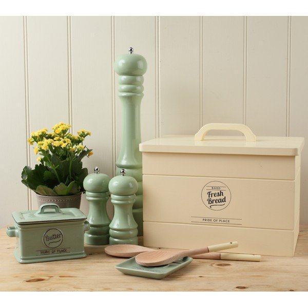 Zaļas kaučukkoka piparu dzirnaviņas T&G Woodware Capstan, augstums 15 cm-image-1