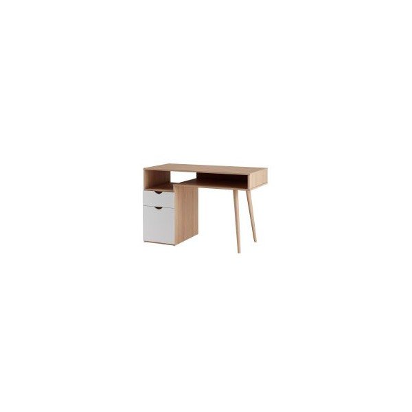 Darba galds ar ozolkoka imitāciju 55x120 cm Scandi – Støraa-image-2