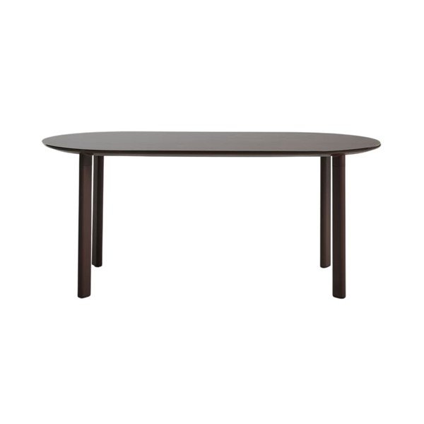 Dārza ēdamgalds ar stikla galda virsmu 90x180 cm Erice – Kave Home-image-3