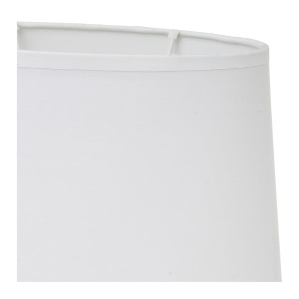 Balta/pelēka keramikas galda lampa ar auduma abažūru (augstums 30 cm) – Casa Selección-image-4