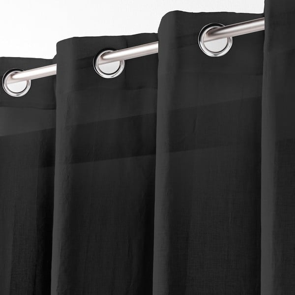 Melns dienas aizkars 140x280 cm Telma – douceur d'intérieur-image-1