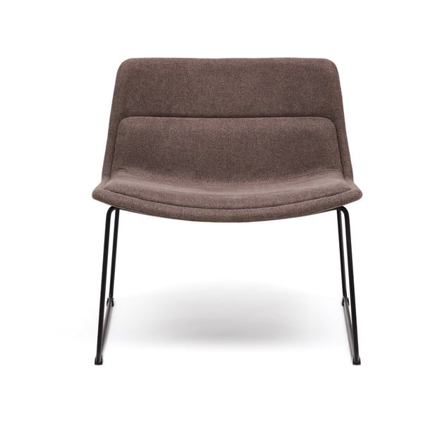 Brūns atpūtas krēsls Zahara – Kave Home-image-2