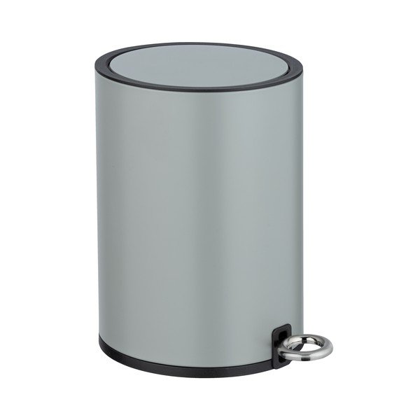 Matēti pelēka tvertne ar pedāli Wenko Nant, 3 l-image-1