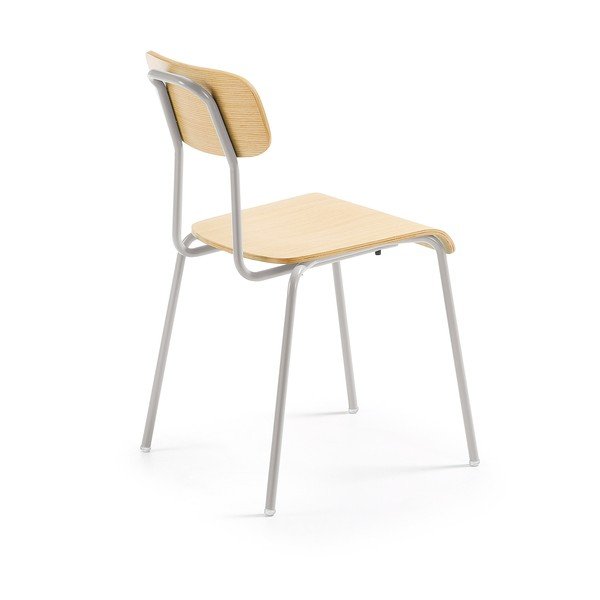 4 krēslu komplekts ar pelēku struktūru La Forma Klee-image-2