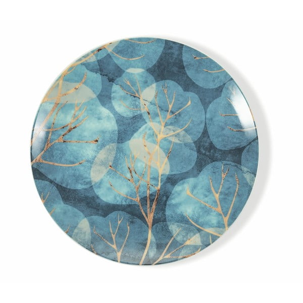 18 daļīgs zila porcelāna un keramikas šķīvju komplekts VDE Tivoli 1996 Dream-image-4