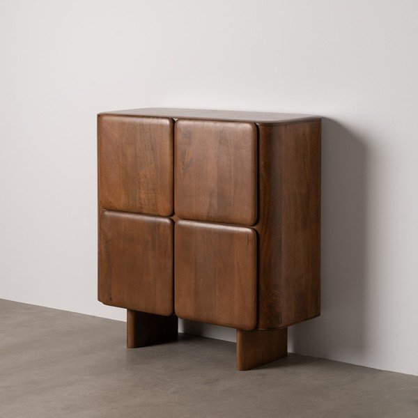 Brūns mango masīvkoka skapītis 104x110x45 cm Nosy – Ixia-image-1