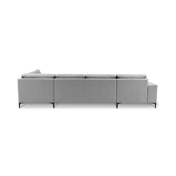 Pelēks stūra dīvāns (ar labo stūri/U veida) Henry – Scandic-image-2