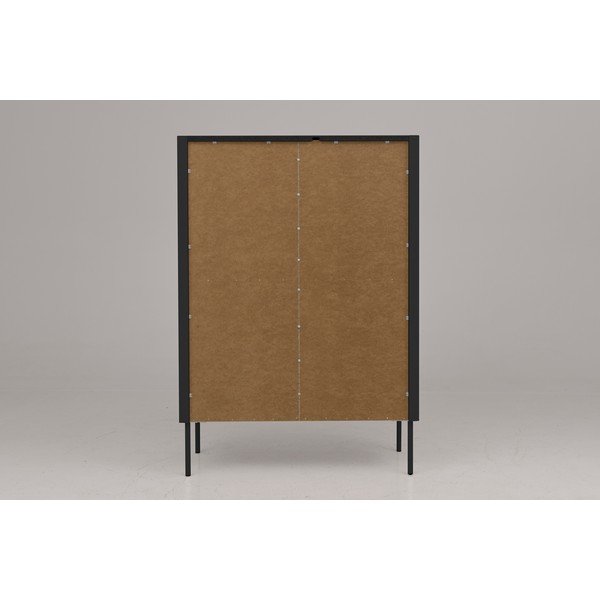 Melna kumode Tenzo Switch, 90 x 128 cm-image-1