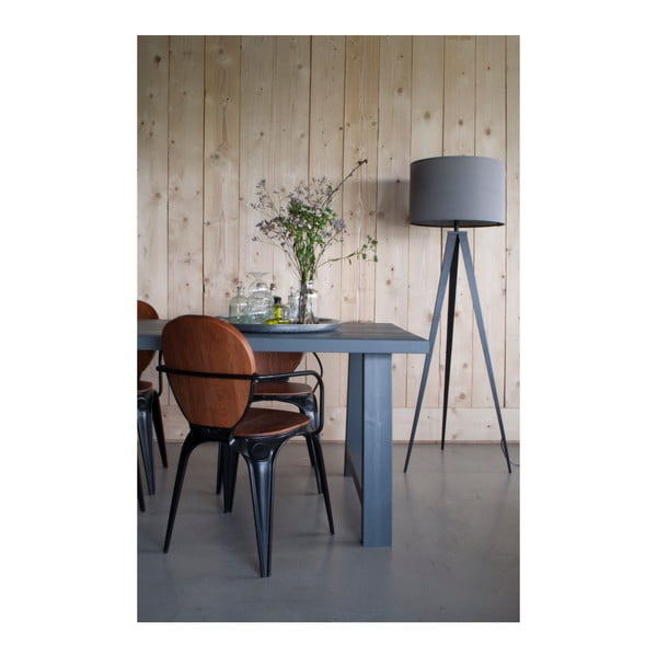 Melna/pelēka stāvlampa Zuiver, ø 50 cm-image-2