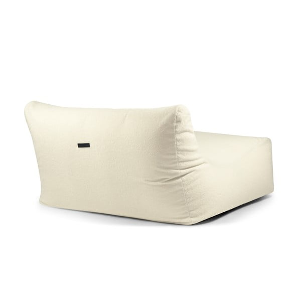 Krēmkrāsas sēžammaiss no buklē auduma Sofa Lounge – SLOWDOWN-image-4
