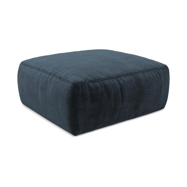 Tumši zils kāju soliņš no šenila auduma Kuki – Makamii-image-3