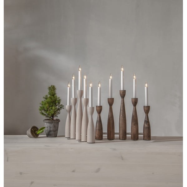 Tumša dabīga toņa Ziemassvētku gaismas dekors ar vadu Midja 2.0 – Star Trading-image-3