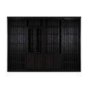 Brūns priedes masīvkoka grāmatplaukts 296x223 cm Anita – Støraa