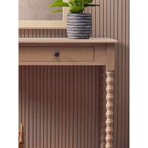 Priedes masīvkoka darba galds 48x107 cm Heritage – Premier Housewares-image-2