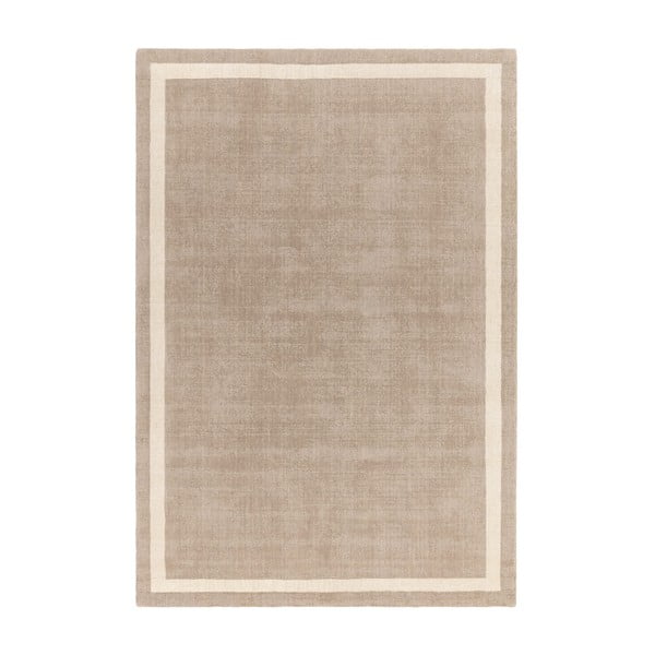 Bēšs ar rokām darināts vilnas paklājs 160x230 cm Albi – Asiatic Carpets