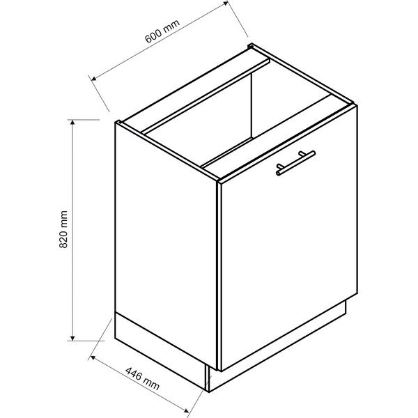 I veida virtuves iekārta bez darba virsmas (ar iekļautu montāžu) 260 cm Kole – STOLKAR-image-3