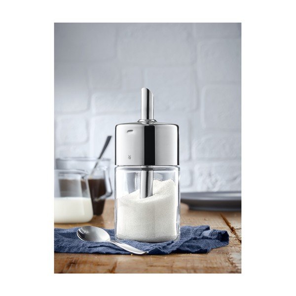 Nerūsējošā tērauda cukura trauks Cromargan® WMF Barista, augstums 15 cm-image-1