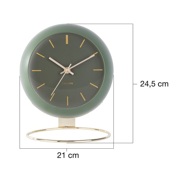 Galda pulkstenis ø 21 cm Globe – Karlsson-image-4