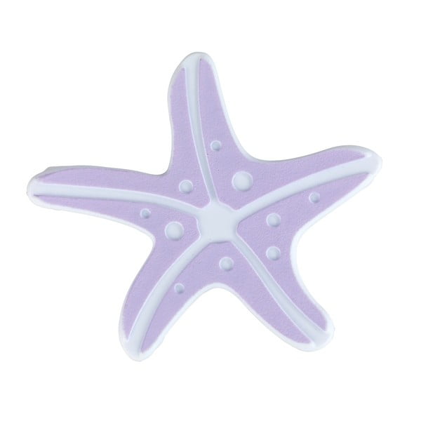 5 gaiši violetu neslīdošu paklājiņu komplekts Wenko Starfish