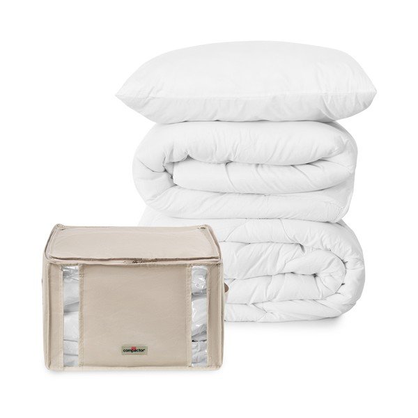 Vakuuma tekstila drēbju uzglabāšanas kaste 42x40x25 cm Life – Compactor-image-4