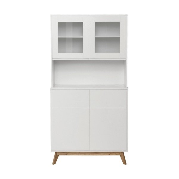 Balta vitrīna 84x165 cm Skandi – Støraa