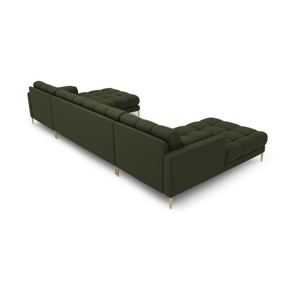 Zaļš stūra dīvāns (U veida) Bali – Cosmopolitan Design-image-4