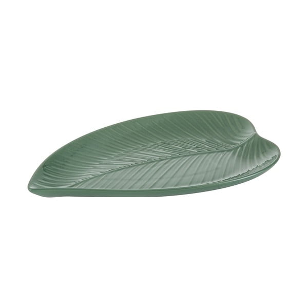 Zaļš keramikas servēšanas šķīvis 31,5x20,4 cm The Forest – Mason Cash